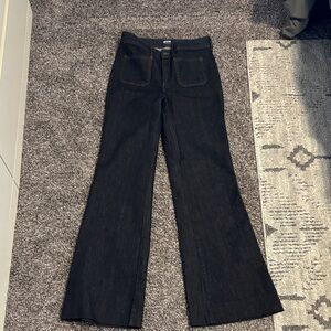 Chic Dark Blue  Flare Jeans